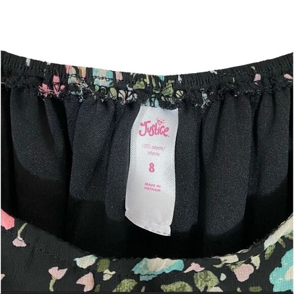 Justice Floral Romper Size 8 - Picture 3 of 3